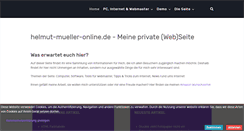 Desktop Screenshot of helmut-mueller-online.de