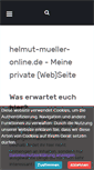 Mobile Screenshot of helmut-mueller-online.de